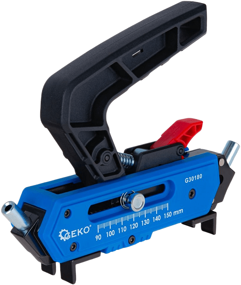 Terassilautojen piiloruuvausjigi, Geko