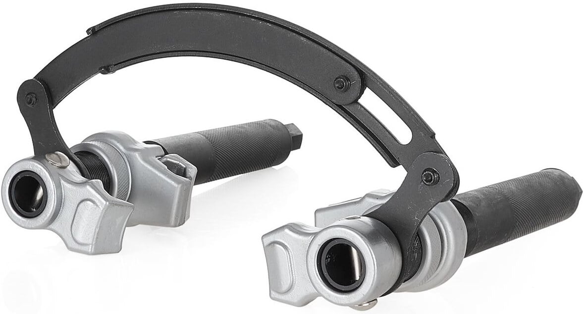 Yleismallinen kierrejousen puristinpari 1200 kg, Geko