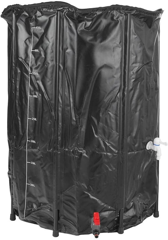 Kokoontaitettava PVC-vesisäiliö 500 L, John Gardener