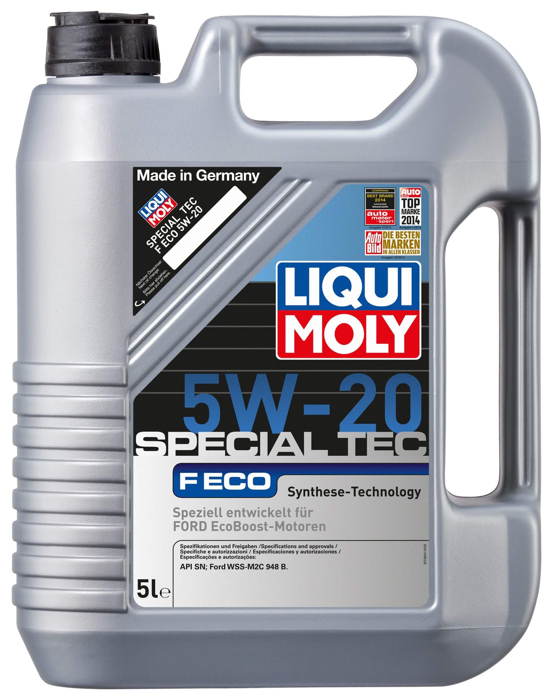 Moottoriöljy Special Tec F Eco 5W-20, Liqui Moly 5 l