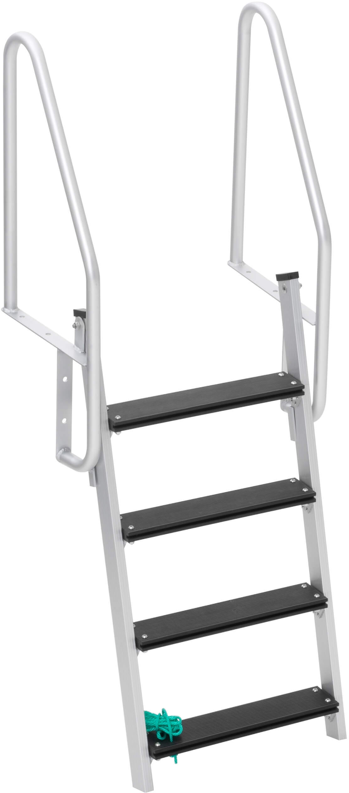 Laituritikkaat käännettävät terästä, 4 askelmaa, Nordland