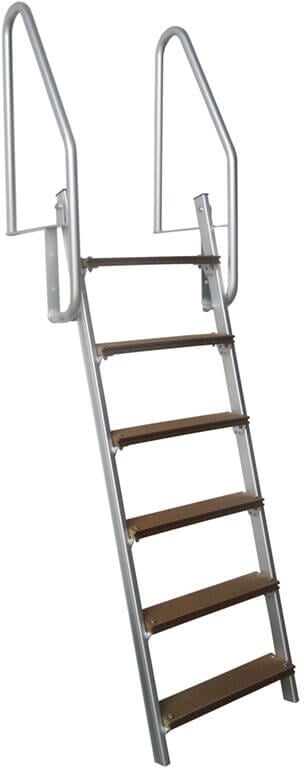 Laituritikkaat käännettävät terästä, 6 askelmaa, Nordland