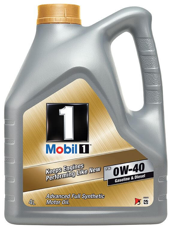 Moottoriöljy FS 0W-40, Mobil 4 l