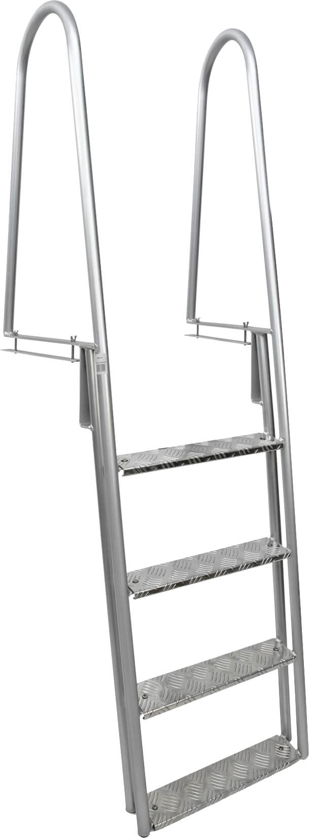 Laituritikkaat alumiinia, 4-askelmaa, Nordland