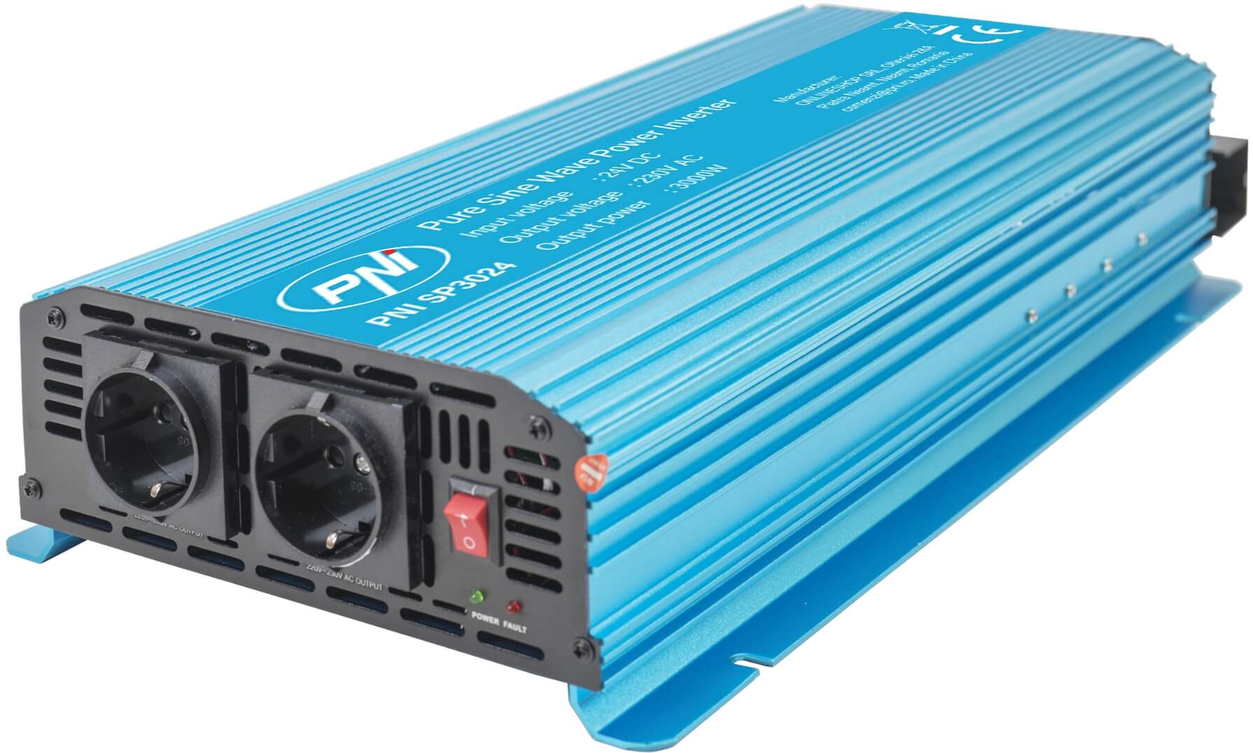 Invertteri puhdas siniaalto 3000 W (24 V), PNI