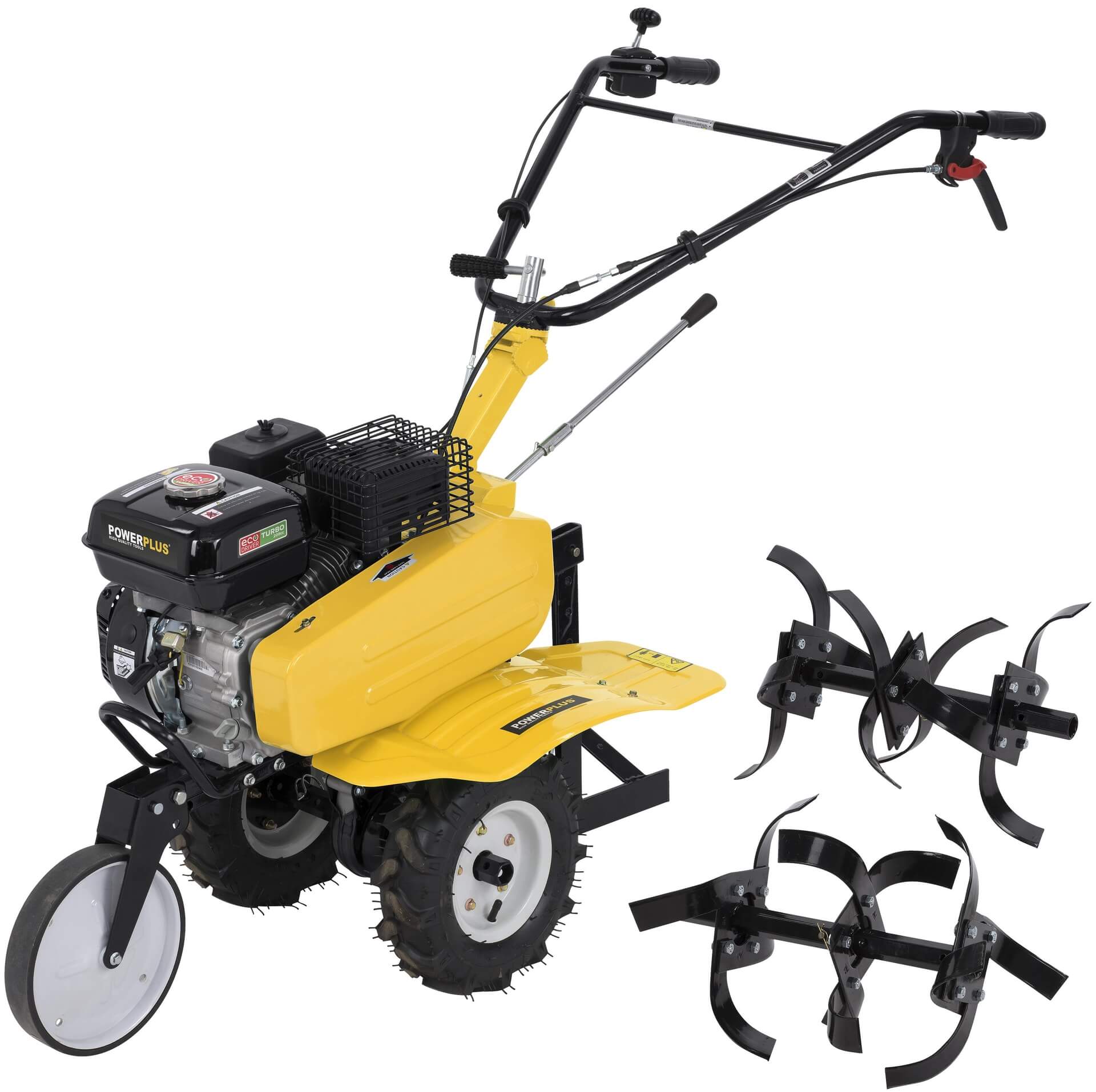 Puutarhajyrsin 5,5 hp + aura, Powerplus