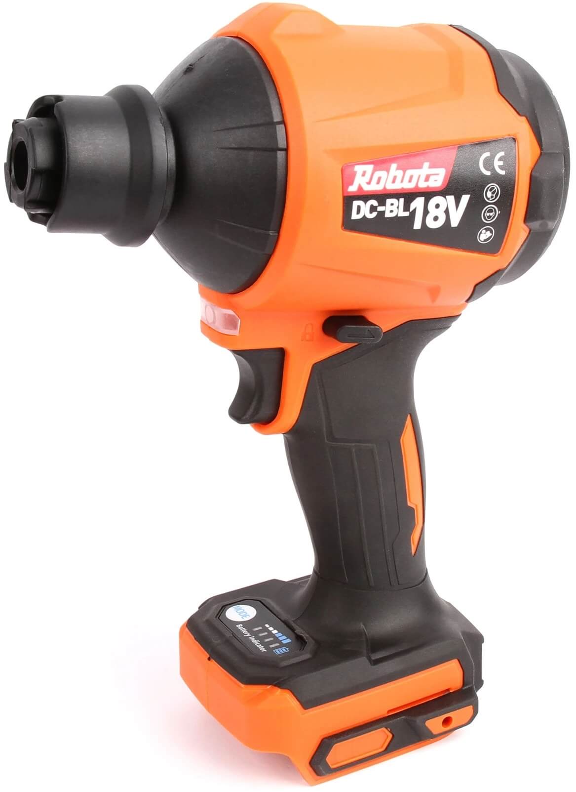 Akkuturbopuhallin 18 V, Robota