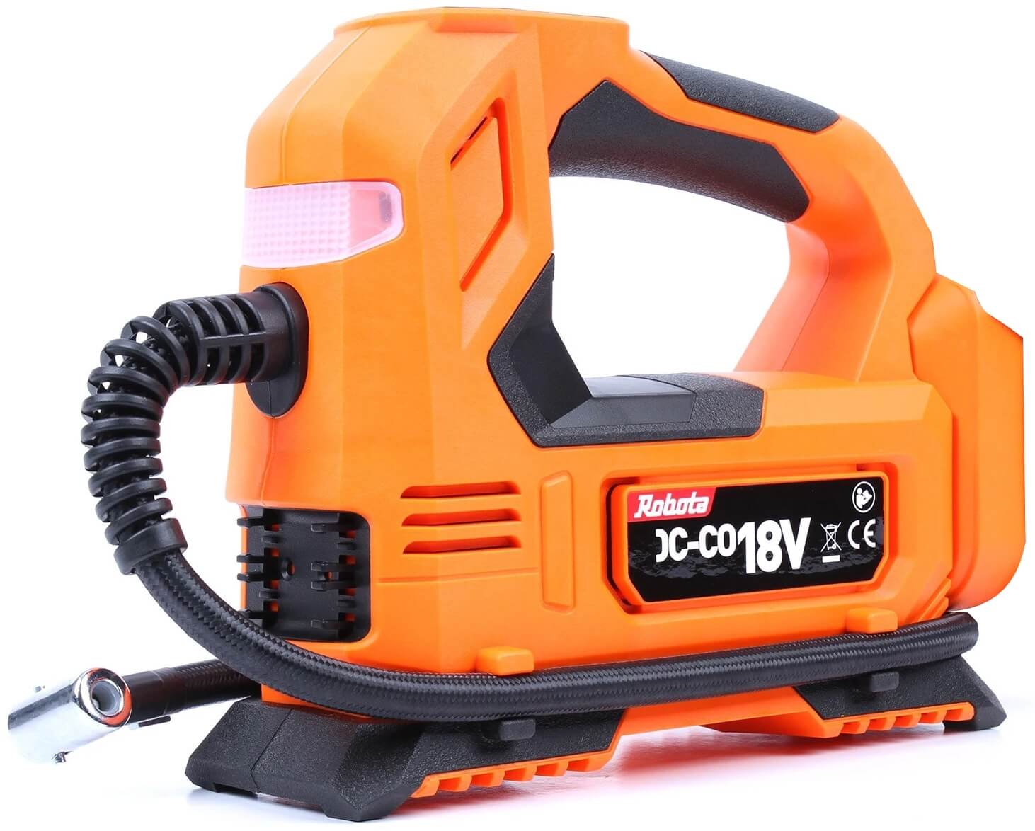 Akkukäyttöinen renkaantäyttölaite 18 V, Robota