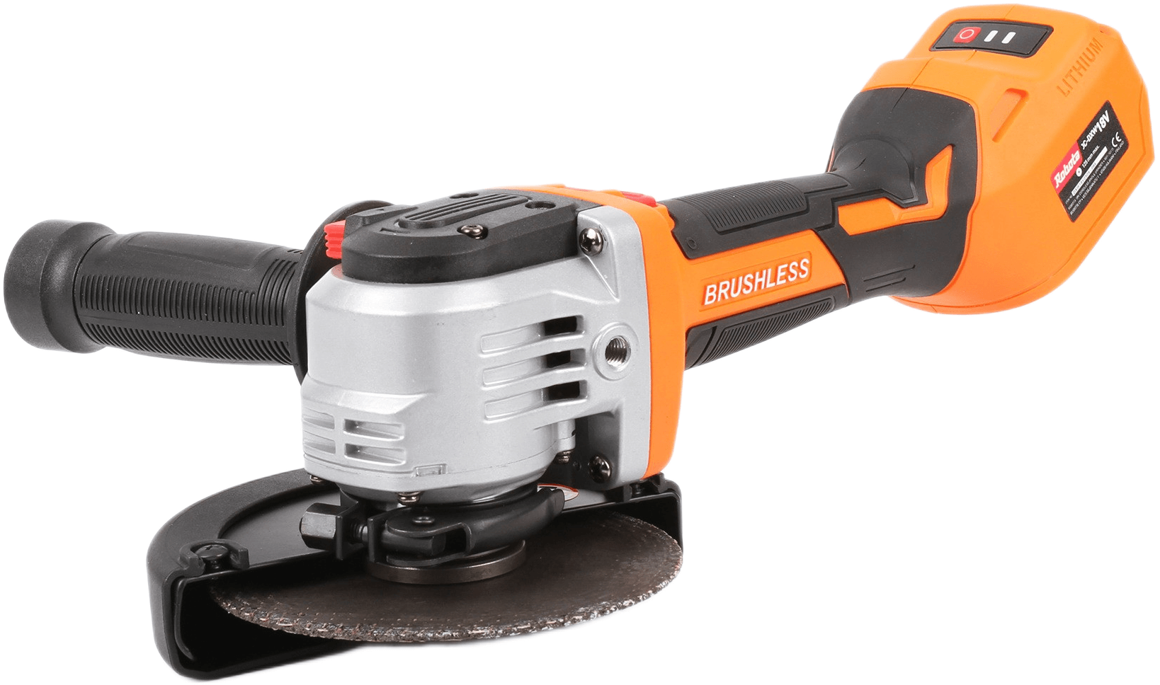 Akkukulmahiomakone 125 mm, 18 V, Robota