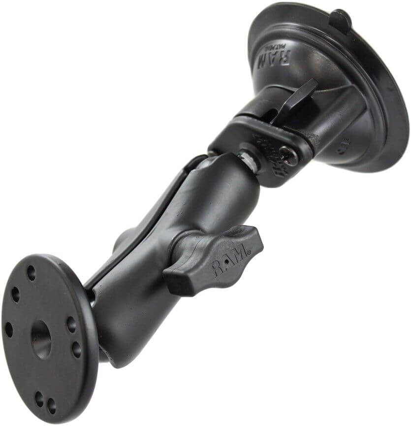 Varsi pyöreällä kiinnitystasolla ja imukupilla RAM-B-166-202U, B-sarja, Ram Mounts