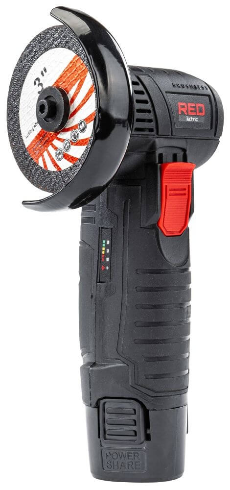 Miniakkurälläkkä 76 mm 12 V, Red Technic