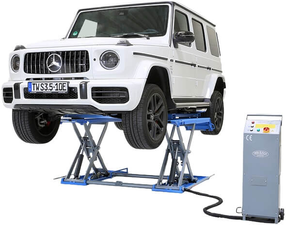 Saksinostin siirrettävä 3500 kg, Twin Busch