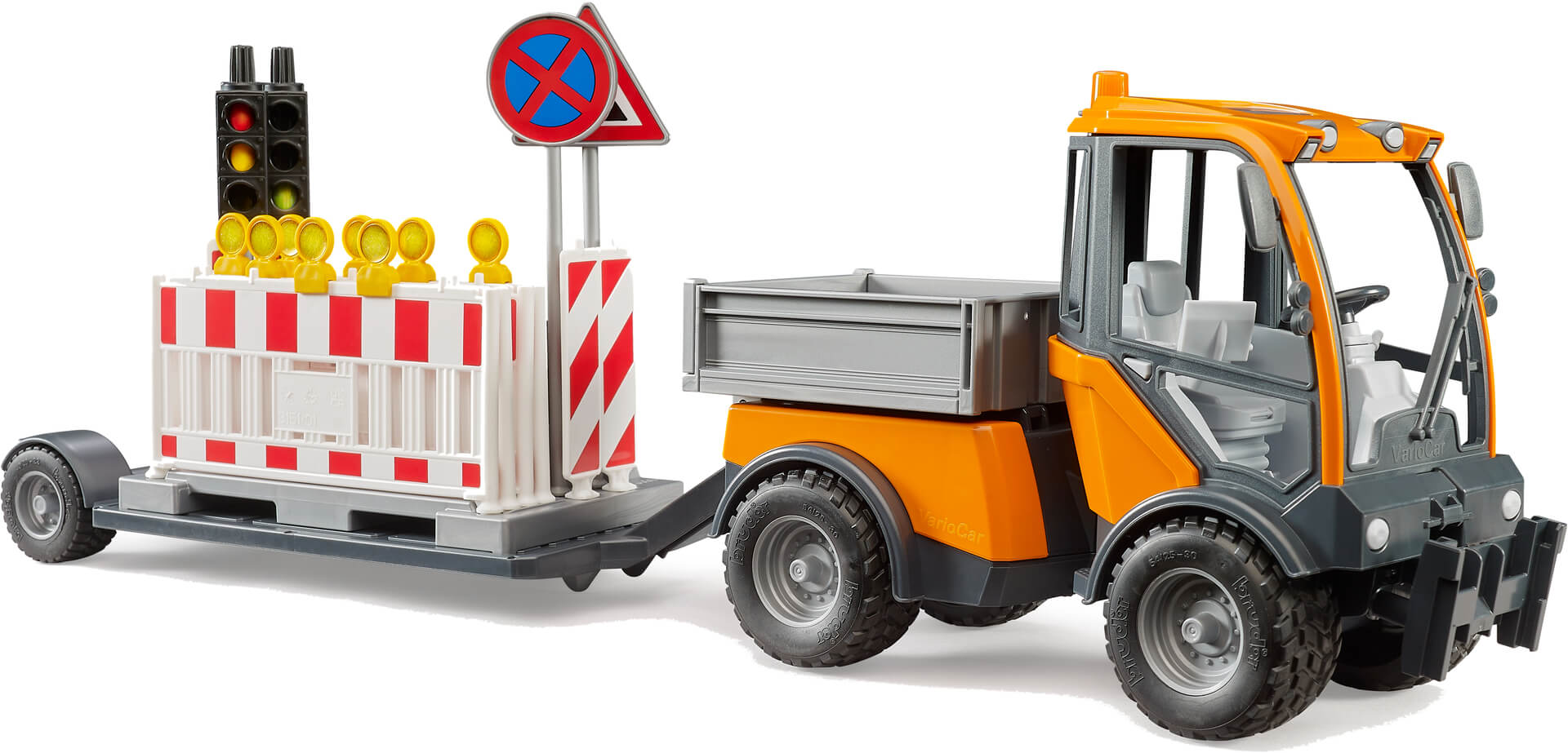 Lelu Huoltoauto VarioCar liikenteenohjausvarusteilla, Bruder