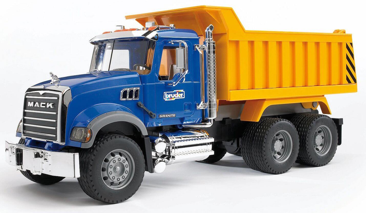 Lelu Kippiauto Mack Granite (1:16), Bruder