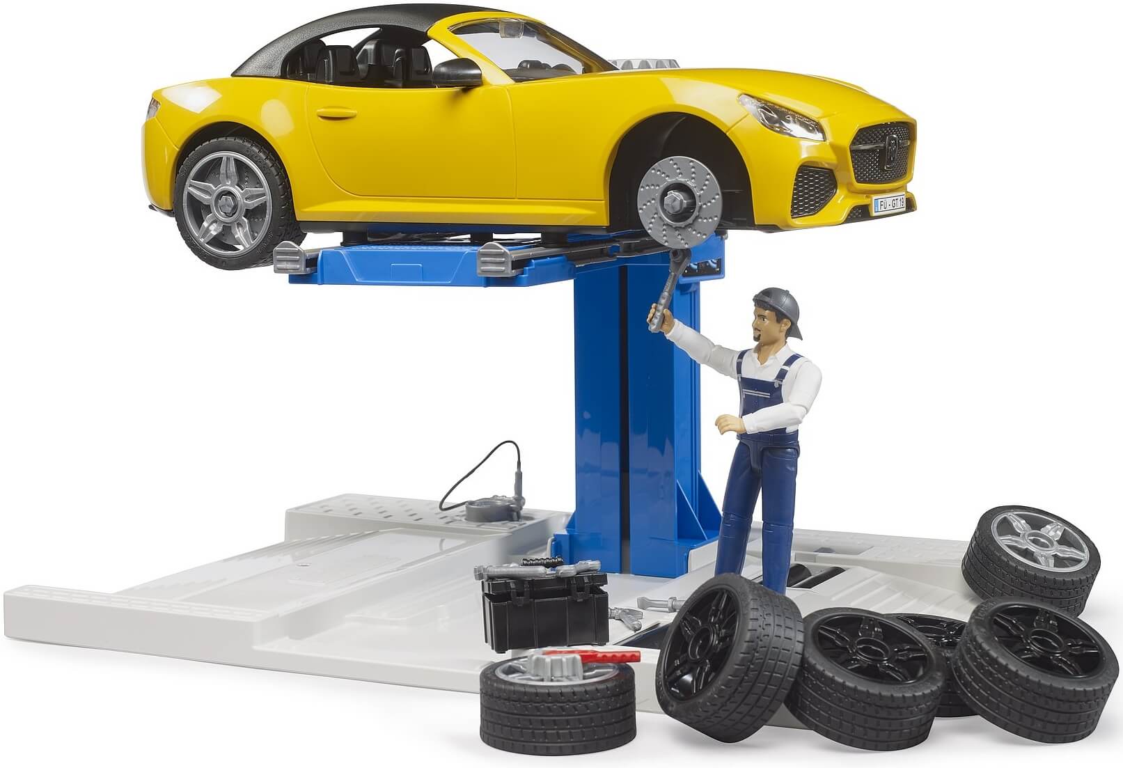 Lelu Autokorjaamo ja Roadster (1:16), Bruder