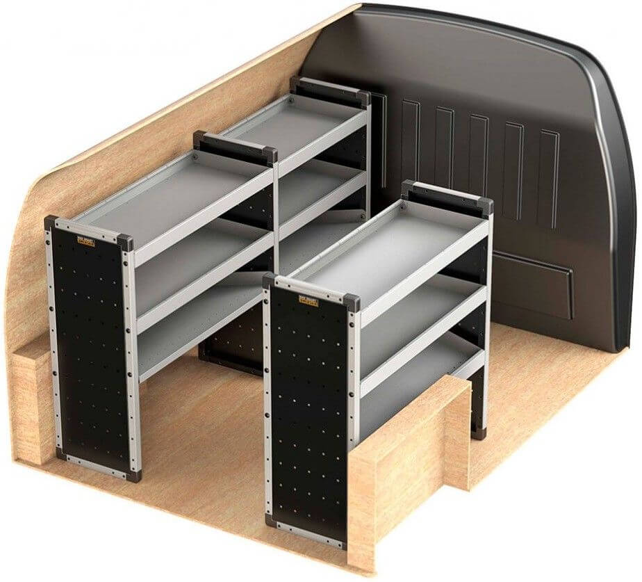 Hyllypaketti 1716 mm ja 1000 mm, SmartVan