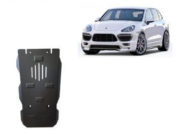 Pohjapanssari vaihteistolle automaatti Porsche Cayenne (2006-2017), ter&auml;st&auml;