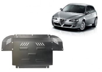 Pohjapanssari moottorille ja vaihteistolle Alfa Romeo 147 (2000-2010), ter&auml;st&auml;