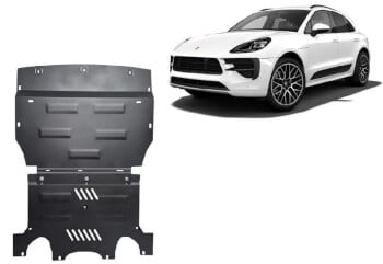Pohjapanssari moottorille Porsche Macan (2014➟), ter&auml;st&auml;