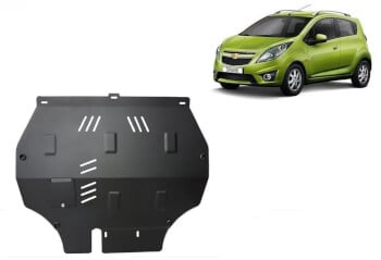 Pohjapanssari moottorille Chevrolet Spark (2009➟), terästä