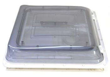 Kattoluukku 400 x 400 mm tuulettimella ja termostaatilla, Fiamma