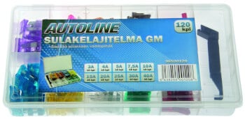 Lattasulakelajitelma GM (120 kpl), Autoline
