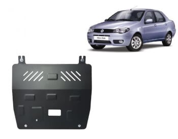 Pohjapanssari moottorille Fiat Albea (2002-2012), ter&auml;st&auml;