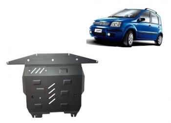 Pohjapanssari moottorille Fiat Panda (2003-2012), ter&auml;st&auml;