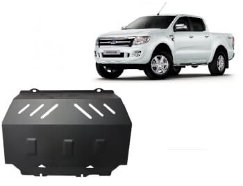 Pohjapanssari moottorille Ford Ranger (2010-2023), terästä