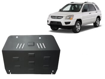 Pohjapanssari moottorille Kia Sportage (2004-2010), ter&auml;st&auml;