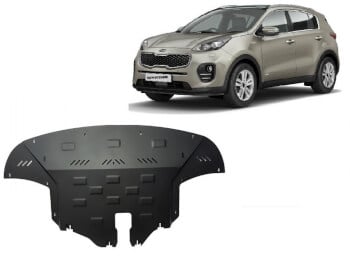 Pohjapanssari moottorille Kia Sportage (2015-2019), ter&auml;st&auml;