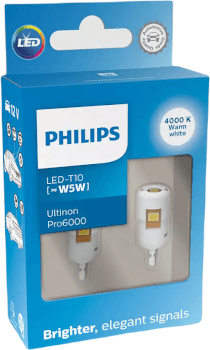 Led-polttimo, W2,1x9,5d Ultinon Pro6000, pari, Philips