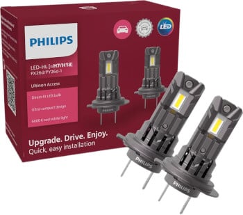 Led-polttimo, H7/H18, Ultinon Access, pari, Philips