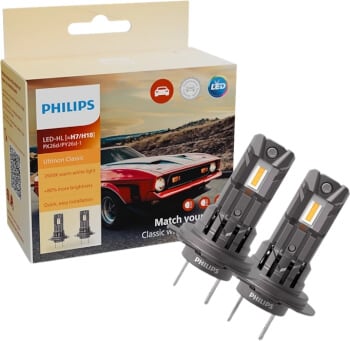Led-polttimo, H7/H18, Ultinon Classic, pari, Philips