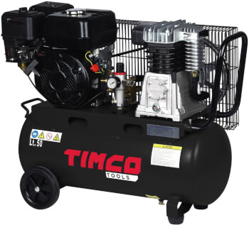 Polttomoottorikäyttöinen kompressori 5,5 hp (50 l), Timco