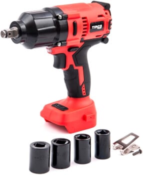 Akkukäyttöinen mutteriväännin 500 Nm 18 V, Timco