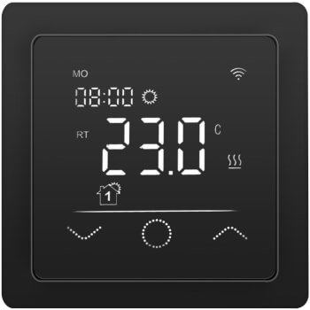 Yhdistelmätermostaatti F60 WiFi, musta, Dunwore