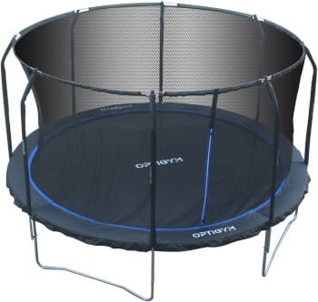 Trampoliini turvaverkolla Sky 4,3 m, OptiGym