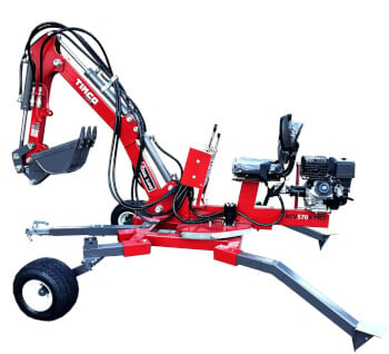 Py&ouml;riv&auml; polttomoottorikaivuri ATV-570R Professional 15 Hp, Timco