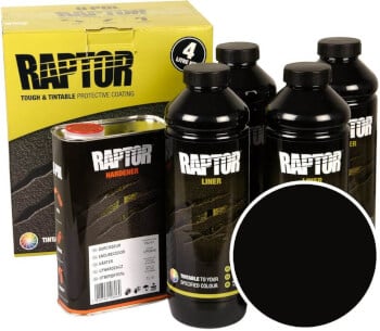 Lavapinnoite Raptor, musta, 3,8 l, U-Pol