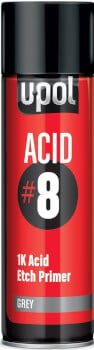 Happopohjamaali Acid #8, spray 450 ml, harmaa, U-Pol