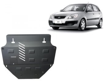 Pohjapanssari moottorille Kia Rio 2 (2005-2011), ter&auml;st&auml;