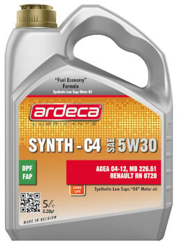 Moottoriöljy Synth-C4 5W-30, 5 l, Ardeca