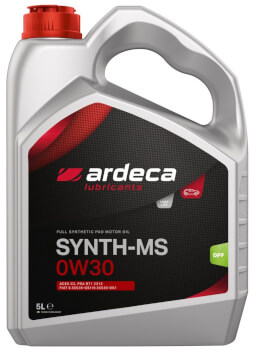 Moottoriöljy Synth-MS 0W-30, 5 l, Ardeca