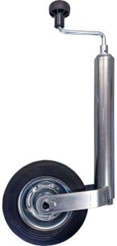 Nokkapyörä ø48/200x50, metallivanne, Knott