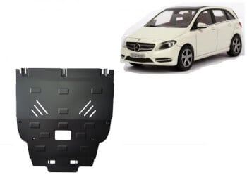 Pohjapanssari moottorille Mercedes B-sarja W246 (2011-2019), ter&auml;st&auml;