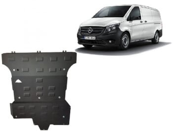 Pohjapanssari moottorille Mercedes Vito W447 - 2.2 D, 4x4 (2014-2020), terästä