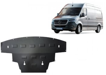 Pohjapanssari moottorille Mercedes Sprinter takaveto (2018➟), ter&auml;st&auml;