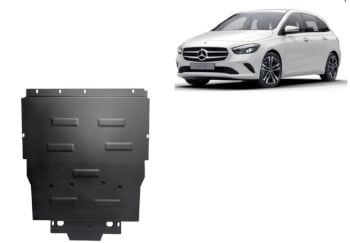 Pohjapanssari moottorille Mercedes B-sarja W247 (2018➟), ter&auml;st&auml;