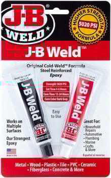 Epoksiliima ja metalliliima Adhesive Weld, JB Weld